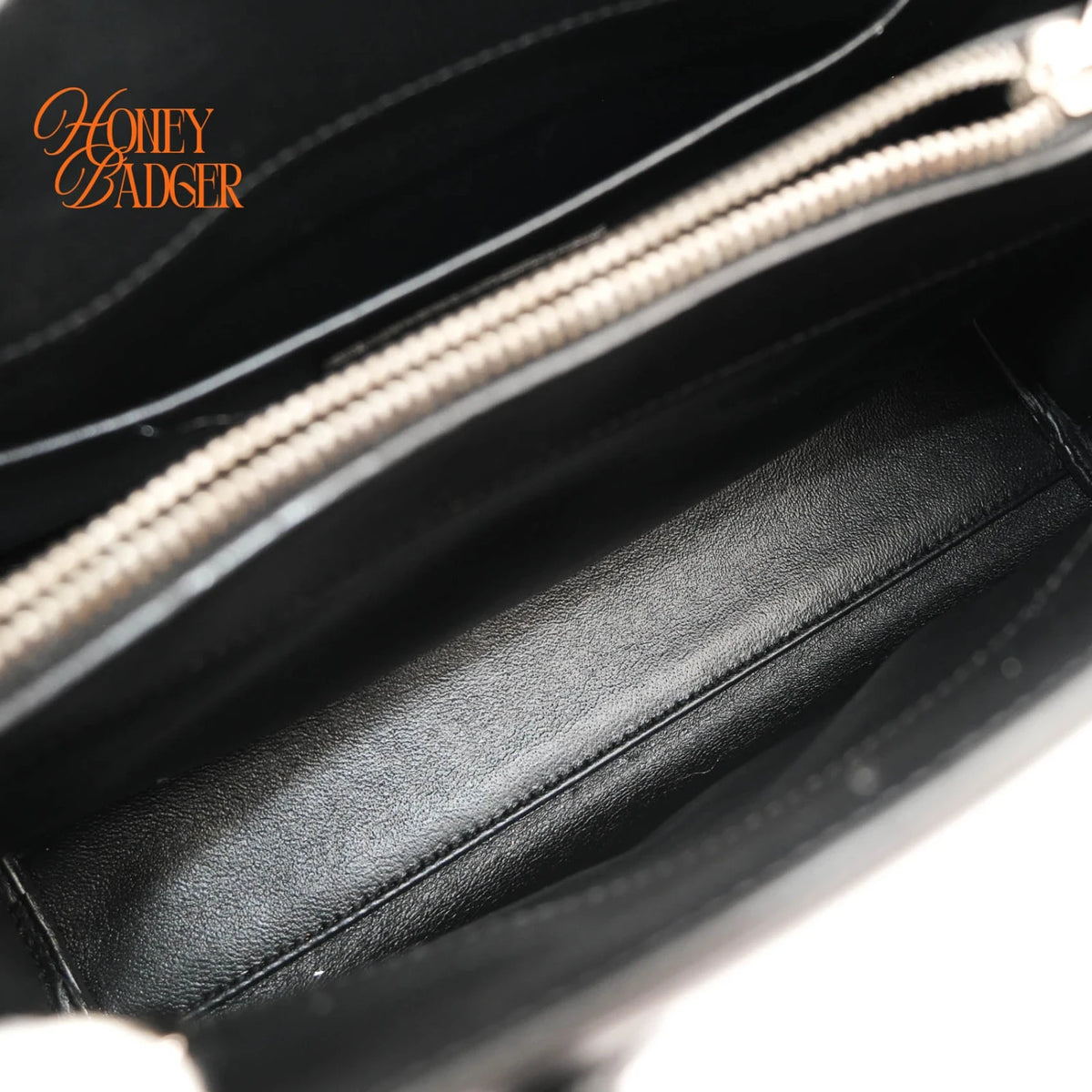 Saint Laurent Baby Sac de Jour Patch Embellished Calf Leather Black Rank A