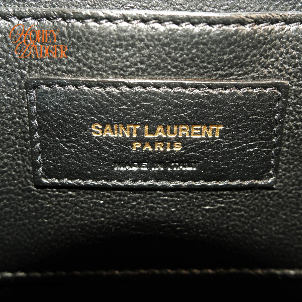 Saint Laurent Solferino Leather Green Rank A
