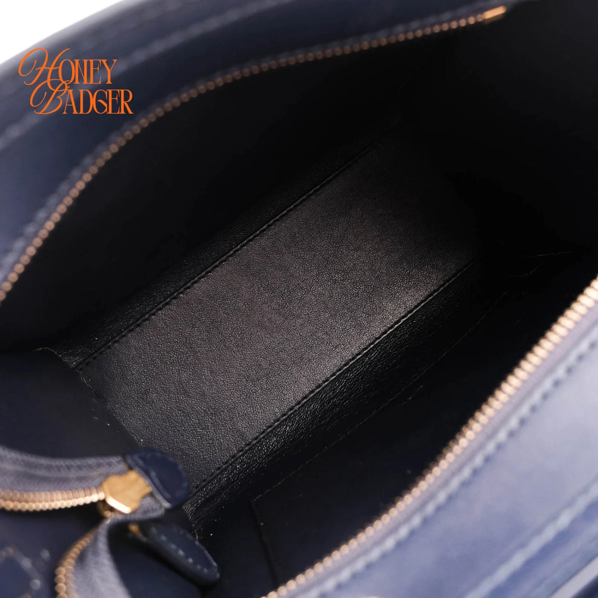 Celine Luggage Nano Leather Navy Rank A