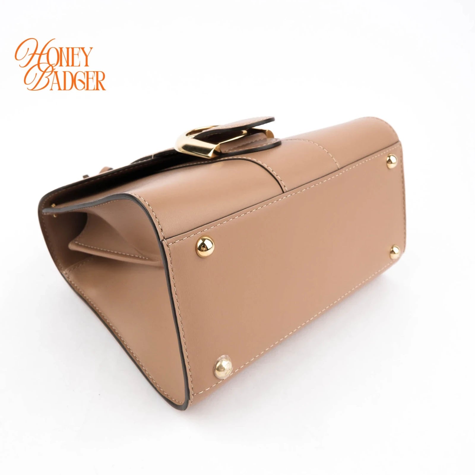 Delvaux Brillant Mini Smooth Leather Brown Rank A