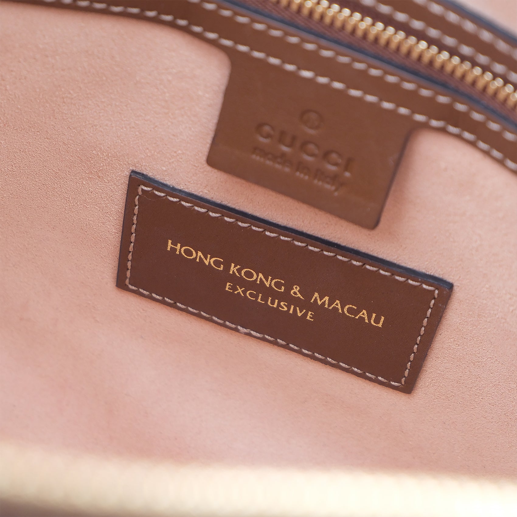 Gucci GG Supreme Linea A Boston Bag With Butterfly Embroidery