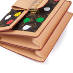 UNUSED ITEM | Louis Vuitton x Yayoi Kusama Monogram Sac Dauphine MM M46431 - Brown Multicolor (RFID Chip & Box)