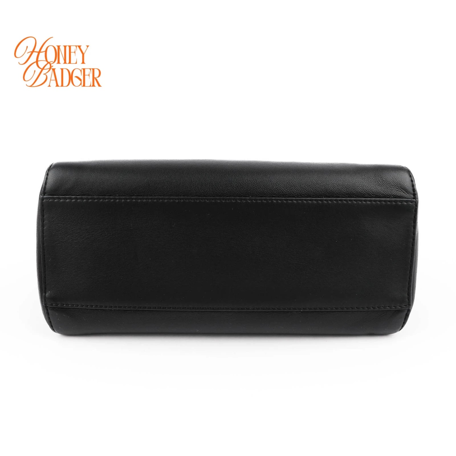 Fendi Peekaboo ISeeU Mini Black Leather 2Way Bag G3507 Rank A