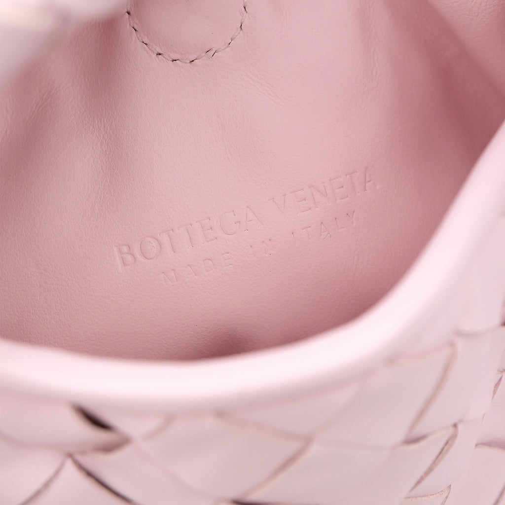 UNUSED ITEM | Bottega Veneta Mini Hop Intrecciato Leather 2-Way Shoulder Bag  Pink