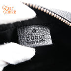 Gucci Soho Mini Disco Black Grained Leather Crossbody Camera Bag Rank A