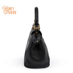 Fendi Peekaboo ISeeU Mini Black Leather 2Way Bag G3507 Rank A