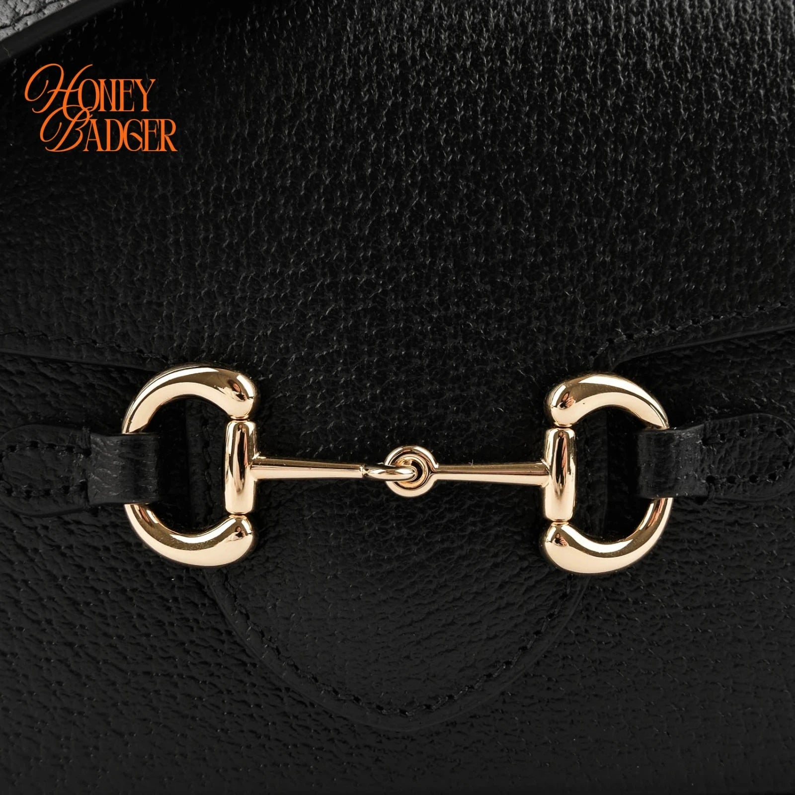 Gucci Horsebit 1955 Leather Shoulder Bag Black Rank S