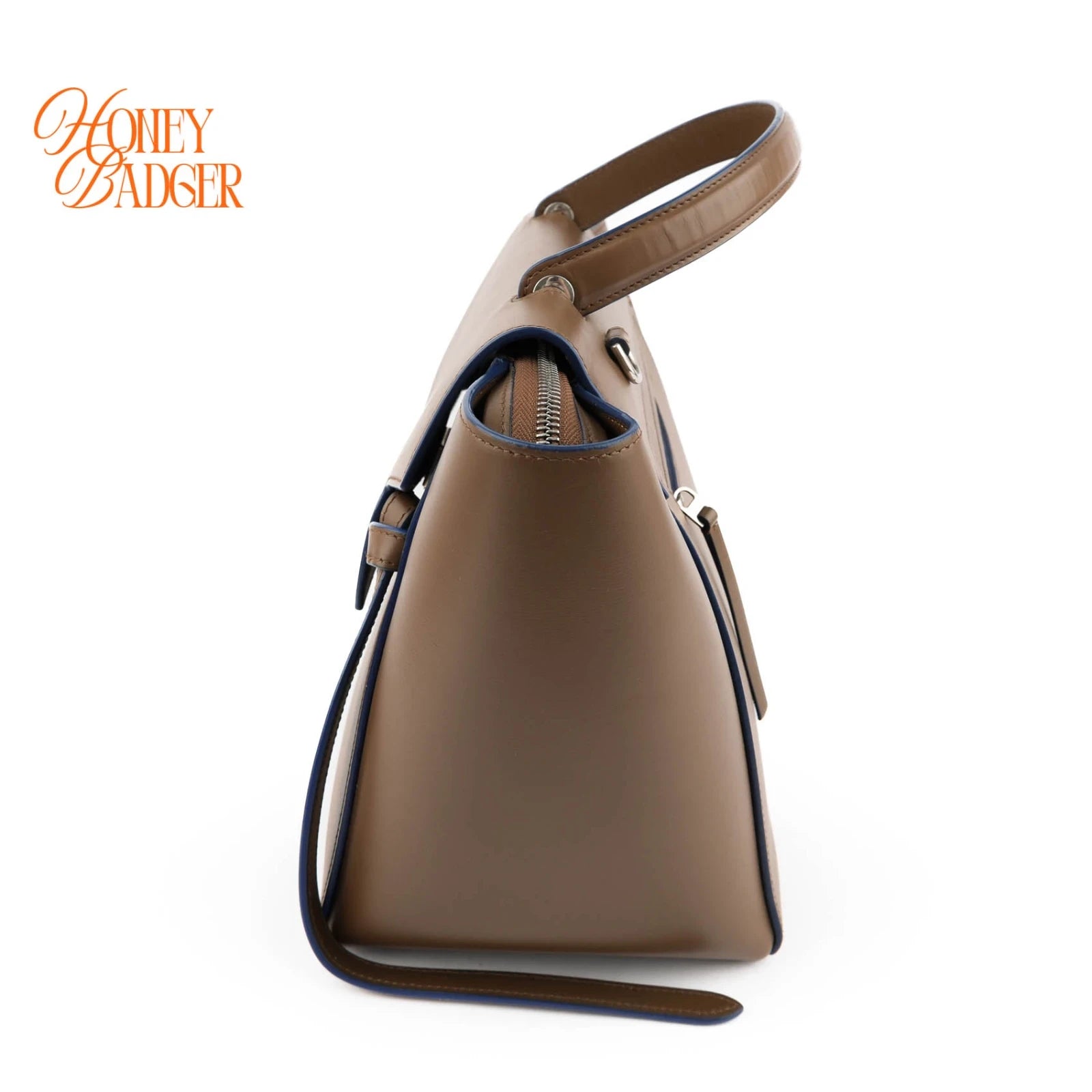 Celine Belt Bag Mini Smooth Leather Brown Rank A