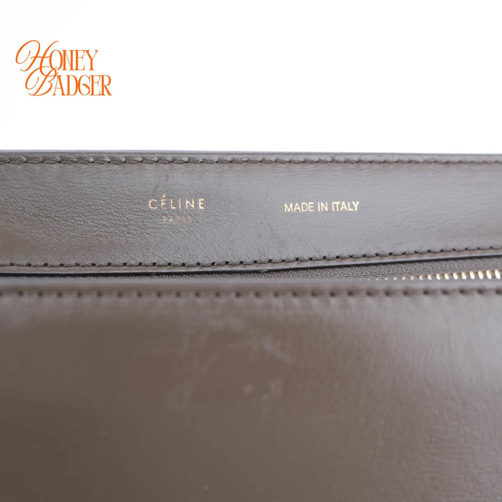 Celine Trapeze Leather and Suede Multicolor Rank A