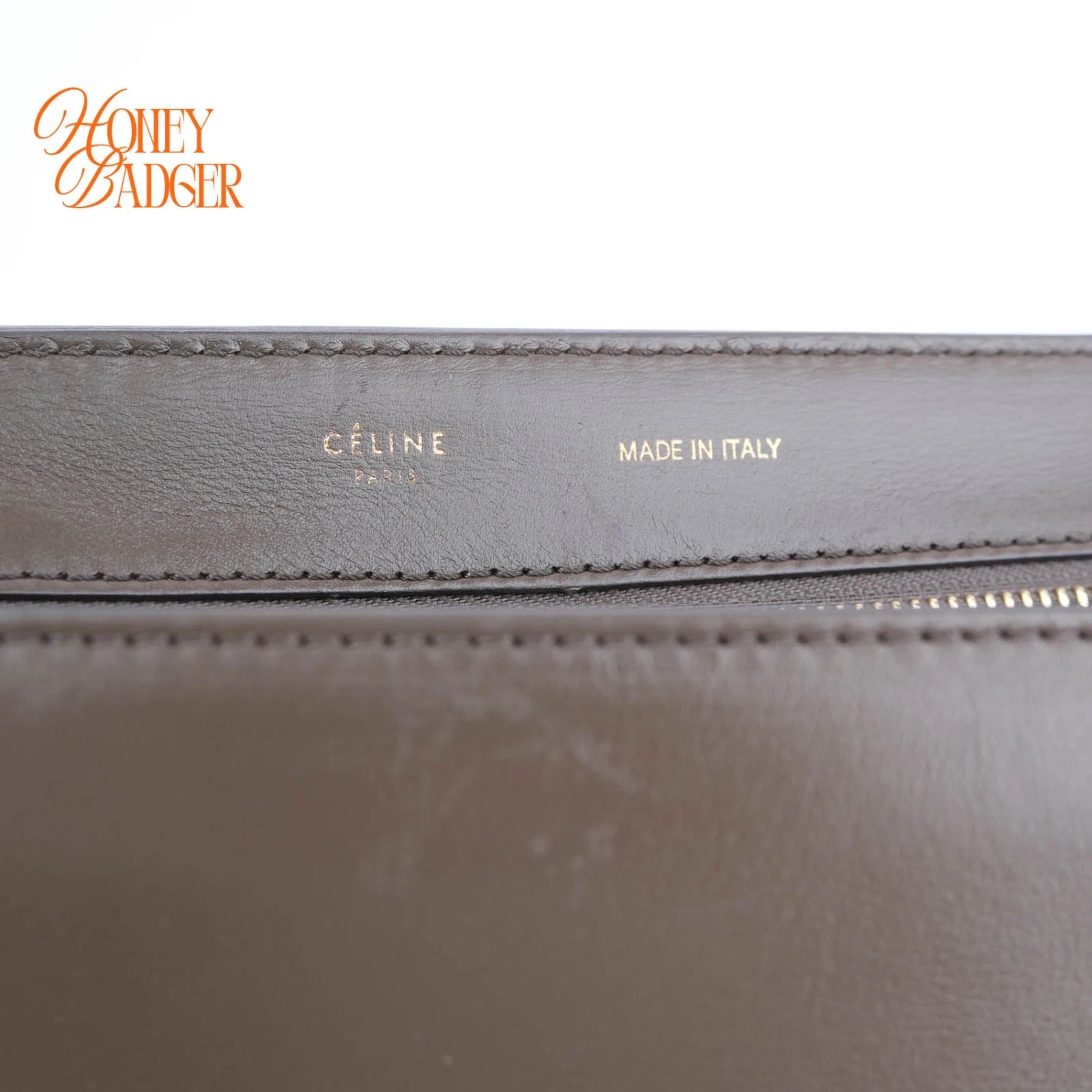 Celine Trapeze Leather and Suede Multicolor Rank A