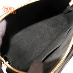 Louis Vuitton Alma BB Epi Leather Black Floral Multicolor Rank A
