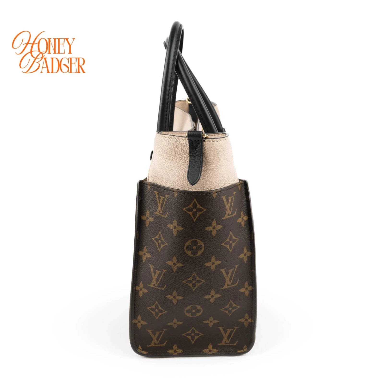 Louis Vuitton On My Side MM Monogram & Leather 2WAY Handbag Green