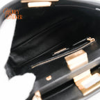 Fendi Peekaboo ISeeU Mini Black Leather 2Way Bag G3507 Rank A