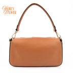 Fendi Multi-Pocket Baguette Smooth Leather Camel Rank A