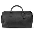 UNUSED ITEM | Bottega Veneta Intrecciato Leather Boston Travel Bag Black