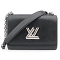 Louis Vuitton Twist MM M50282 Epi Leather Black Silver Hardware Shoulder Bag