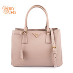 Prada Galleria Medium Saffiano Leather Beige Rank A