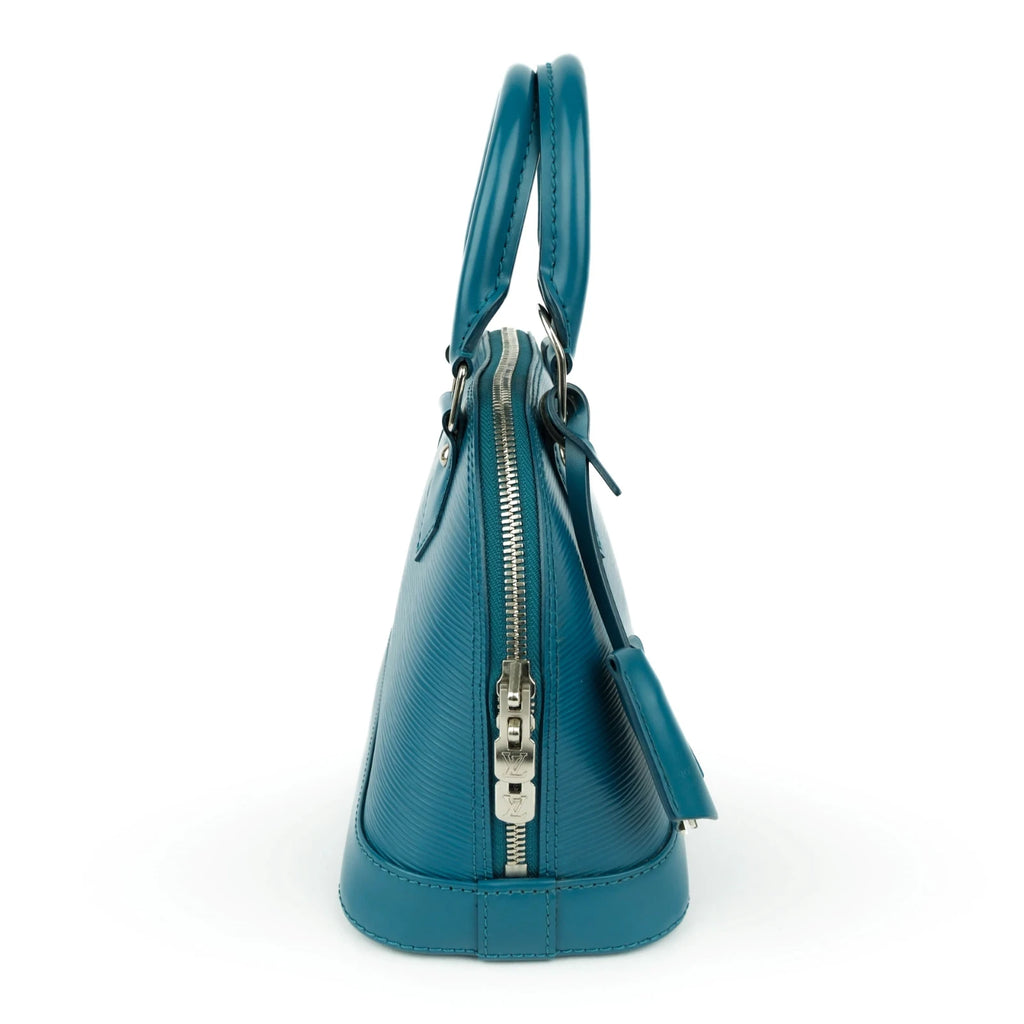 Louis Vuitton Alma BB Epi Leather Blue Rank A