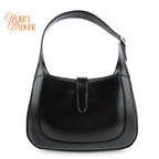 Gucci Jackie 1961 Medium Smooth Leather Black Gold Hardware Rank S