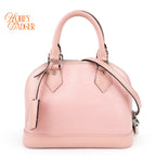 Louis Vuitton Alma BB Epi Leather Rose Ballerine Rank AB