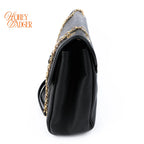 Louis Vuitton Saint-Germain MM Monogram Empreinte Noir Gold Hardware Rank A