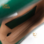 Gucci Jackie 1961 Mini Chain Shoulder Bag Green Patent Leather 699651