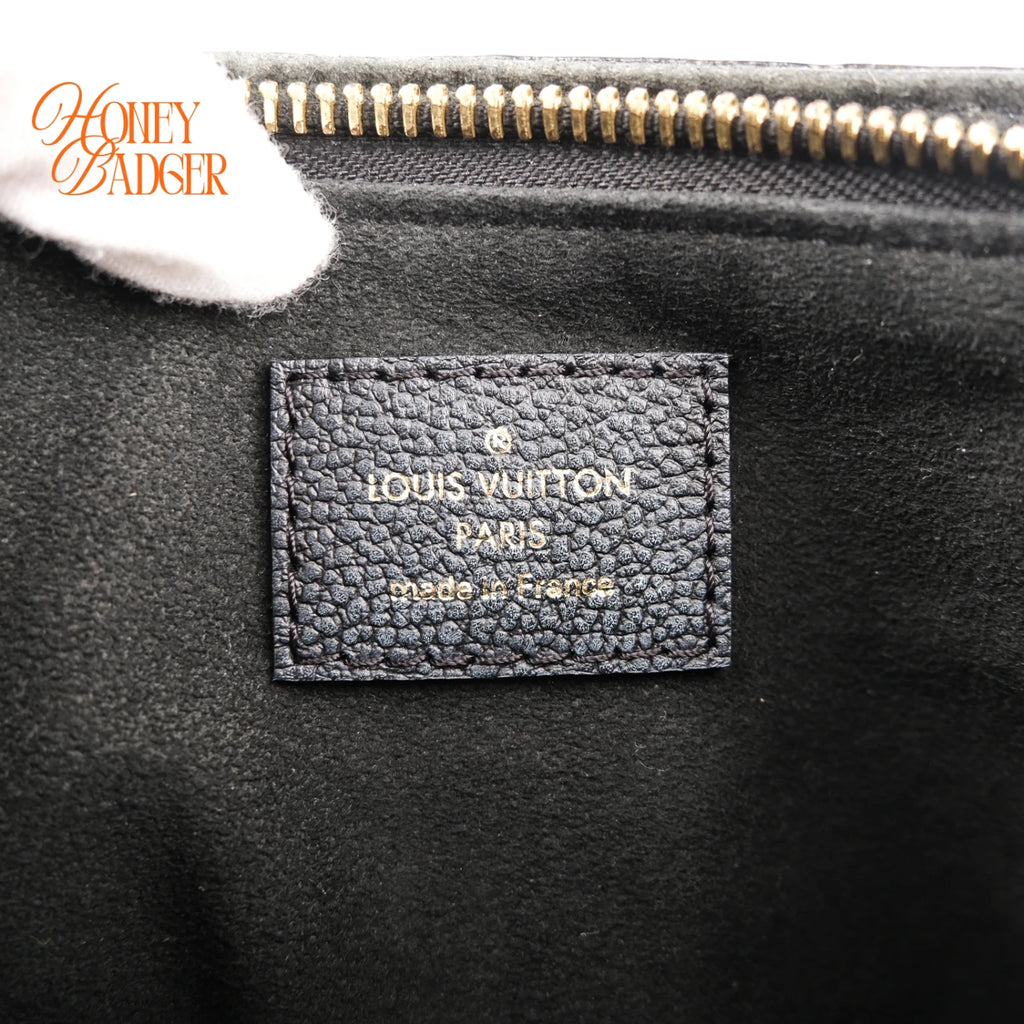Louis Vuitton Surene Monogram Canvas/Black Leather Rank A