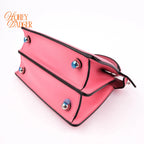 Fendi Peekaboo ISeeU Mini Leather Pink Silver Hardware Rank A
