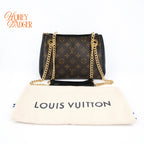 Louis Vuitton Surene Monogram Canvas/Black Leather Rank A