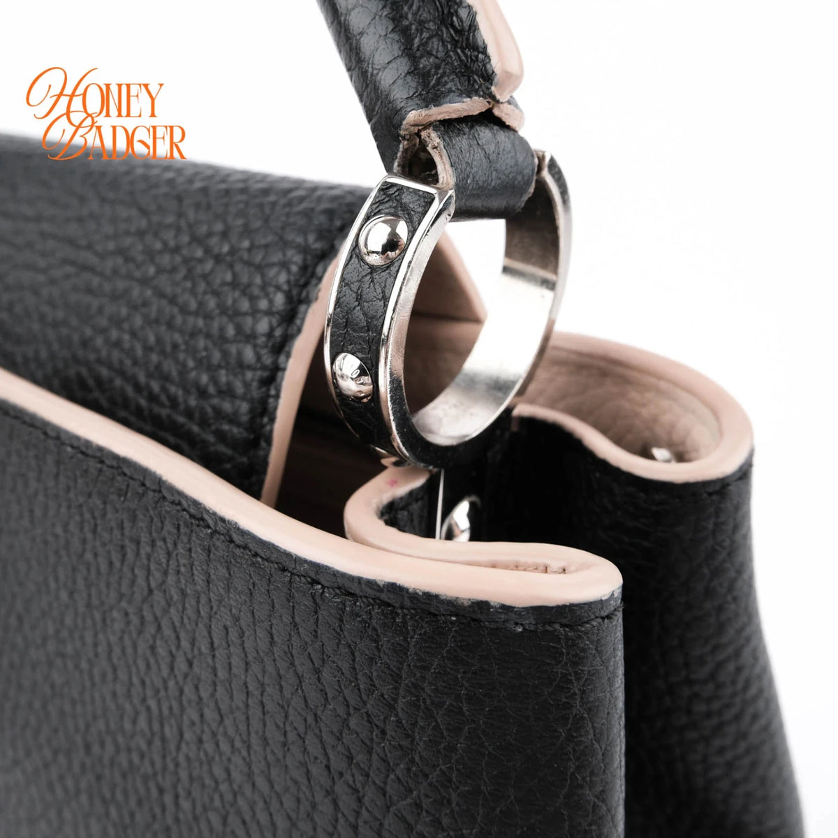 Louis Vuitton Capucines BB Leather Black Rank A