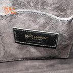Saint Laurent Sac de Jour Nano Smooth Calfskin Black Bronze Hardware Rank A