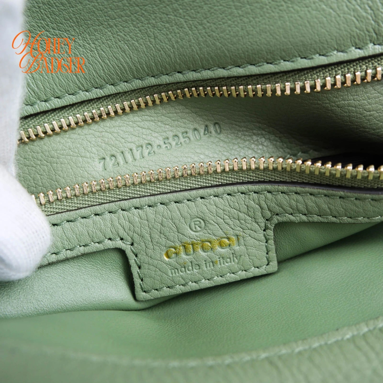 Gucci Blondie Medium Leather Green Rank A