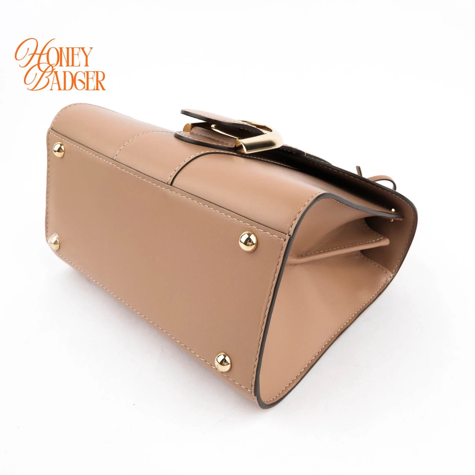 Delvaux Brillant Mini Smooth Leather Brown Rank A