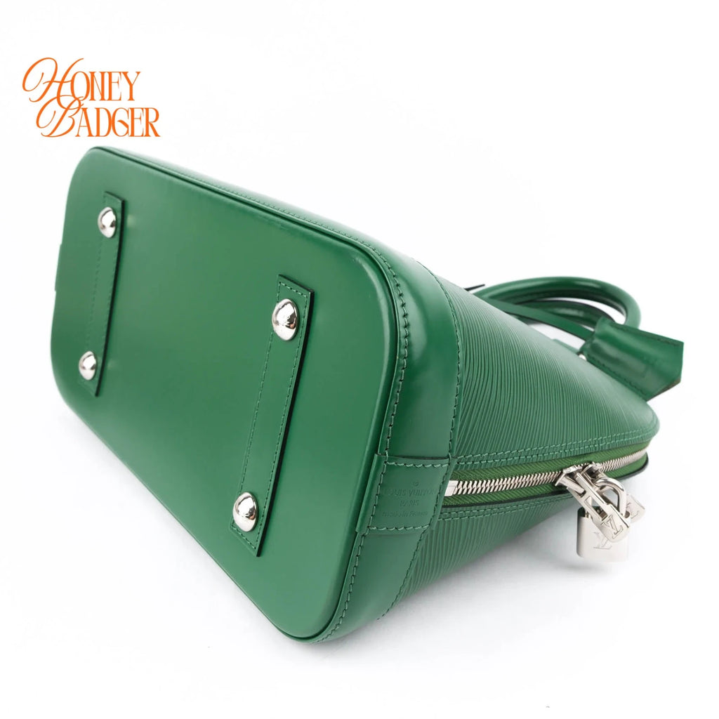 Louis Vuitton Alma PM Epi Leather Menthe Green Silver Hardware Rank A
