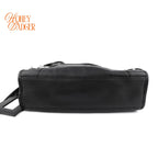 Balenciaga City Medium Leather Black Silver Hardware Rank A