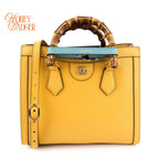 Gucci Diana Small Leather Yellow Rank S
