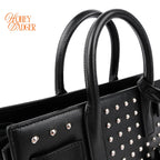 Saint Laurent Sac de Jour Nano Studded Black Leather 2Way Bag M1763 Rank A