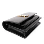 Saint Laurent Sunset Small Leather Black Gold Hardware Rank A