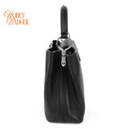 Louis Vuitton Capucines BB Taurillon Grained Leather Black Silver Hardware Rank A