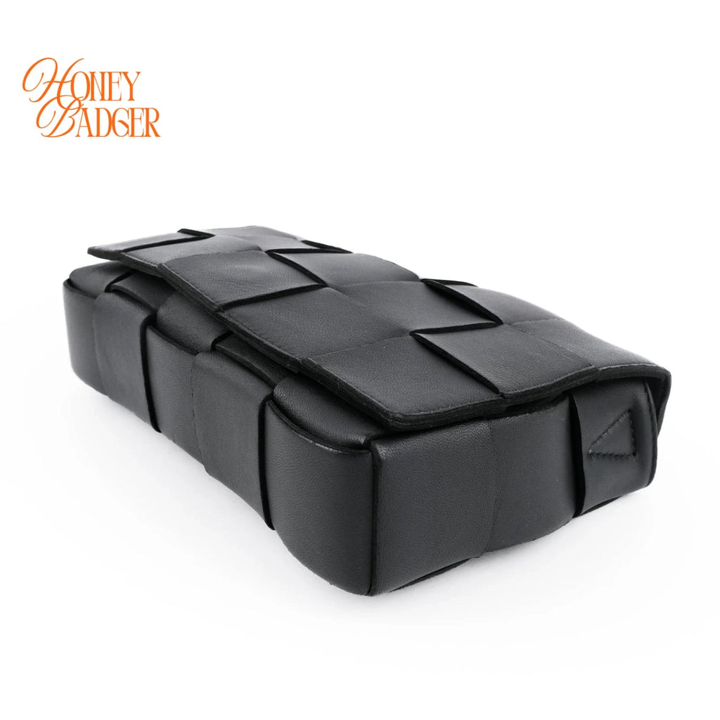 Bottega Veneta Cassette Intrecciato Black Grade A