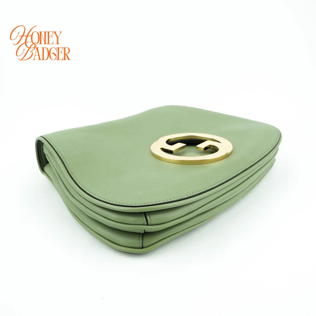 Gucci Blondie Medium Leather Green Rank A