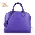 Louis Vuitton Alma MM Epi Figue Purple Rank AB