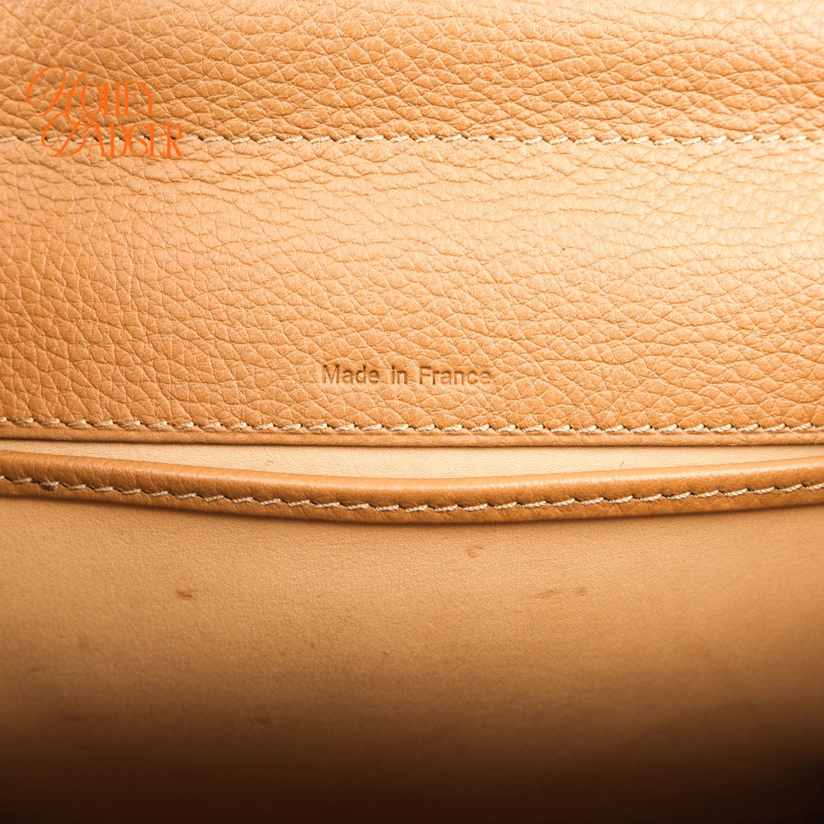 Delvaux Brillant Mini Rodéo Calf Tan Brown Palladium Hardware Rank AB