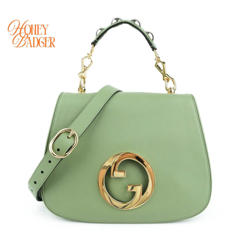 Gucci Blondie Medium Leather Green Rank A