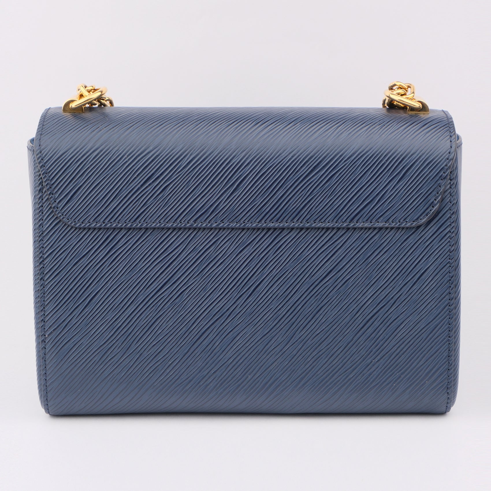 Louis Vuitton Twist MM Epi Leather Blue Shoulder Bag M53090