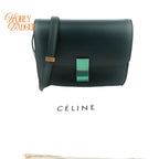 Celine Medium Classic Bag in Box Calfskin Amazone Gold Hardware Rank A