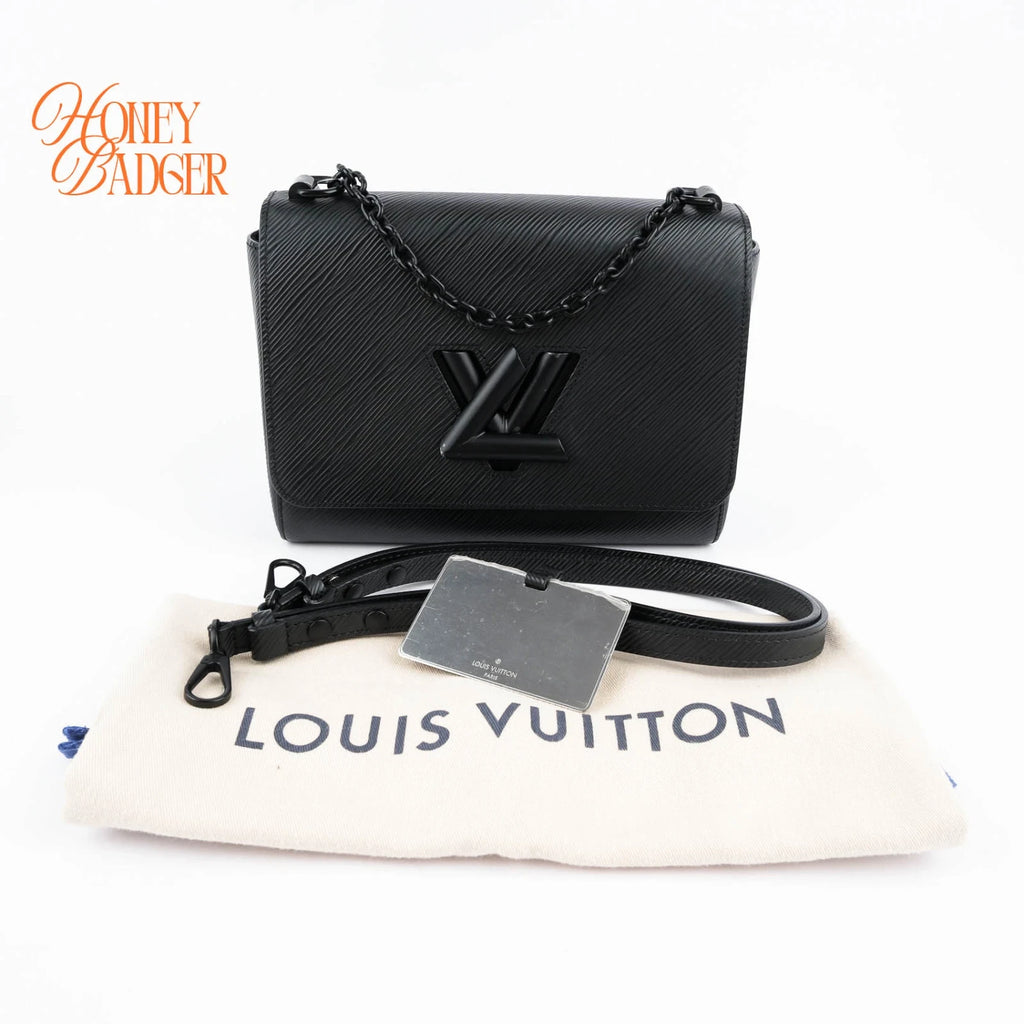 Louis Vuitton Twist MM Black Epi Leather Grade A