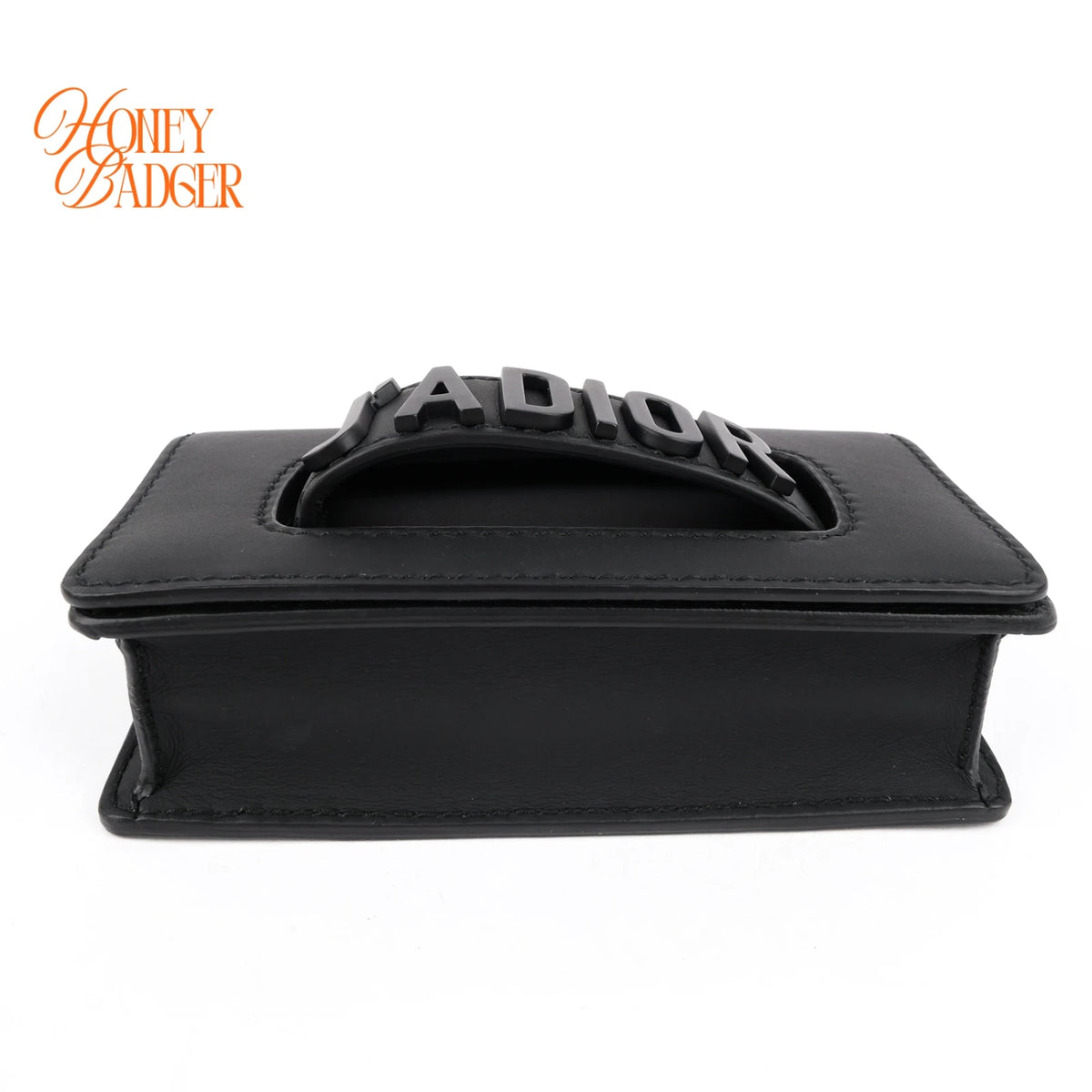 Dior J'Adior Mini Ultra-Matte Calfskin Chain Shoulder Bag All Black Rank A