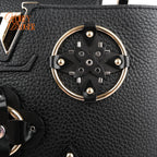Louis Vuitton Capucines MM Black Leather Gold Hardware Grade A