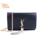 Saint Laurent Kate Small Smooth Leather Navy Rank A